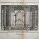 Jacques Renaud Bernard, Set of 5 architectural engravings, eighteenth century