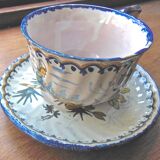 Cup & under old cup - godronnée-henriot - quimper