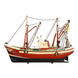Old wooden trawler toy