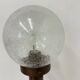 Set of 2 globe glass wall lamps sconces by Lisa Pape Sweden , 1970s