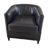 Leather club chair