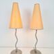 Lampes de table vintage Squiggle Antimon Zigzag d'Ikea, années 1990, ensemble de 2