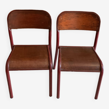 Vintage school chairs