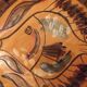hollow plate terracotta polychrome FPP J. Calvas-Blanchon and J. Rossignol 1950