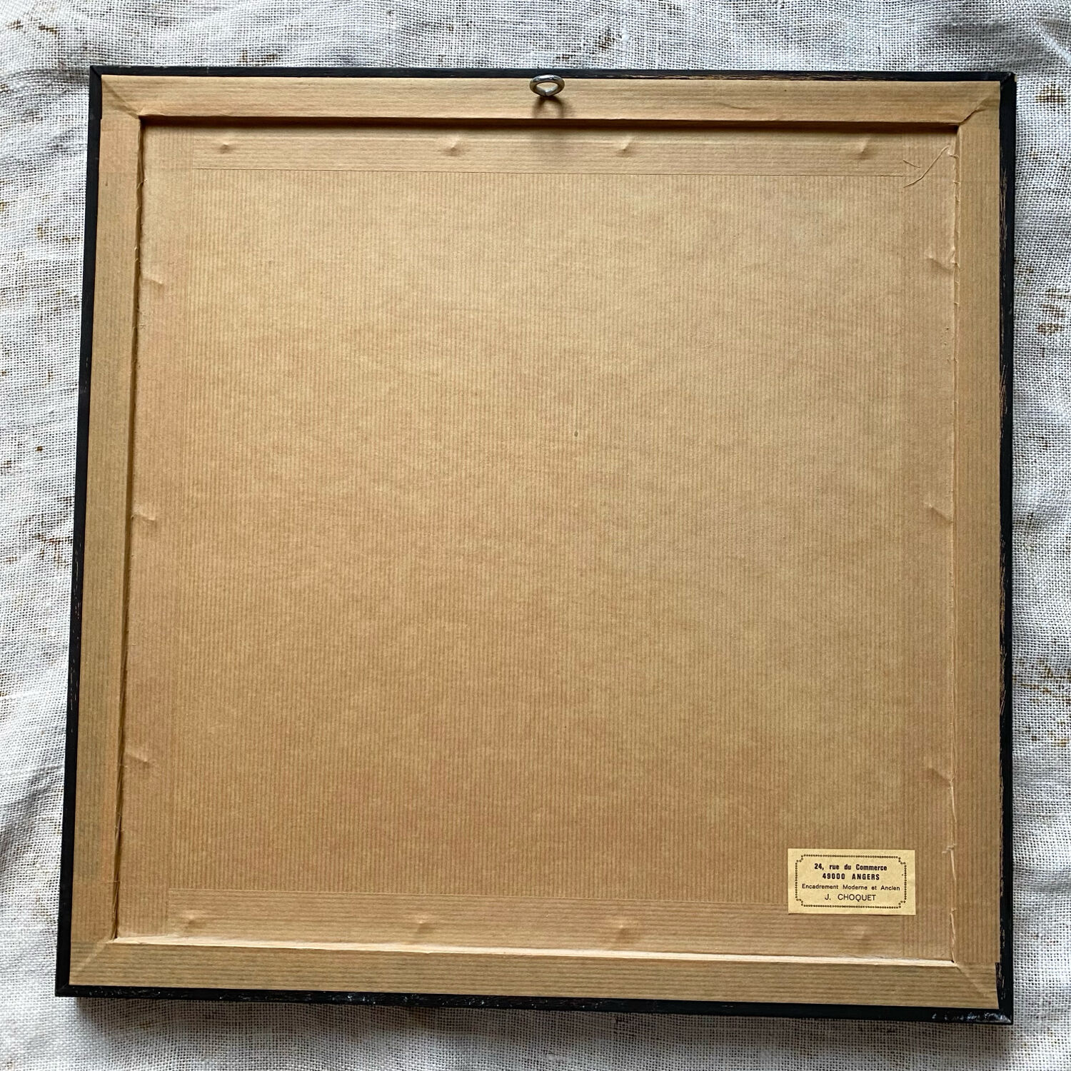 Vintage mosaic frame with butterfly wings