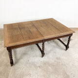 Table extensible 350cm Louis XIII