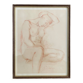 Old Sanguine signed Charles Despiau