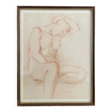 Sanguine ancienne signée Charles Despiau