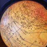 Ancient Light Earth Globe by Girard, Barrère and Thomas
