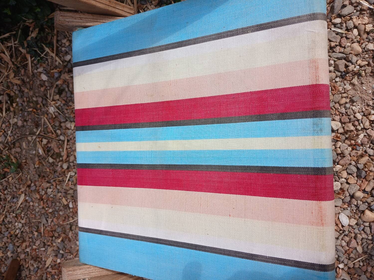 3 antique folding garden armchairs