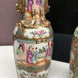 Baluster vase China XIXth Canton