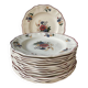 Series of 14 Sarreguemines France flat plates, Agreste collection