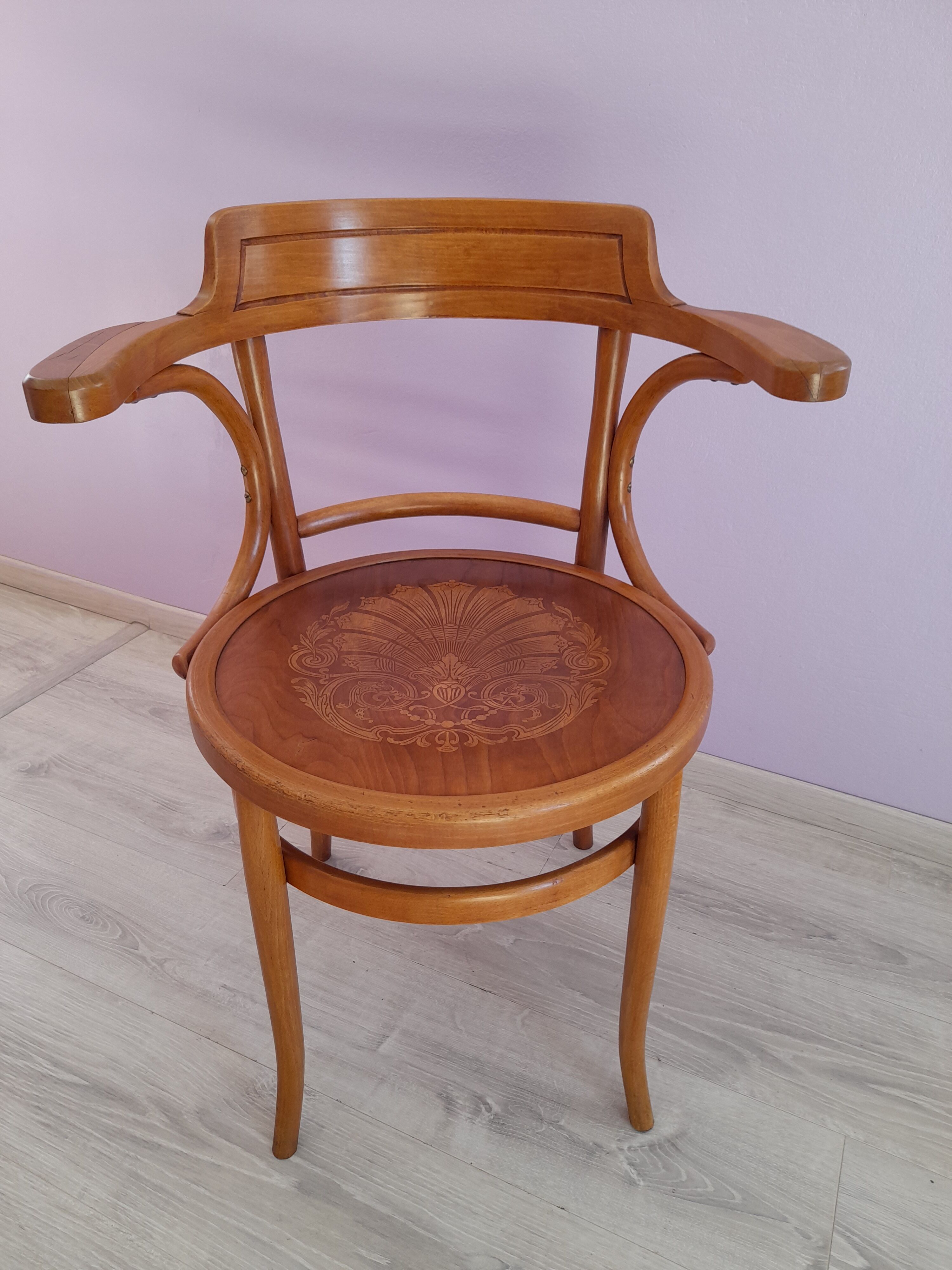 Bentwood office chair