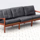 Sofa and armchairs designed by Illum Wikkelso