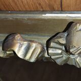 Old Large golden mirror/knot decoration 76x102cm