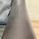 Fauteuil design scandinave Aage Christiansen cuir noir 1950.