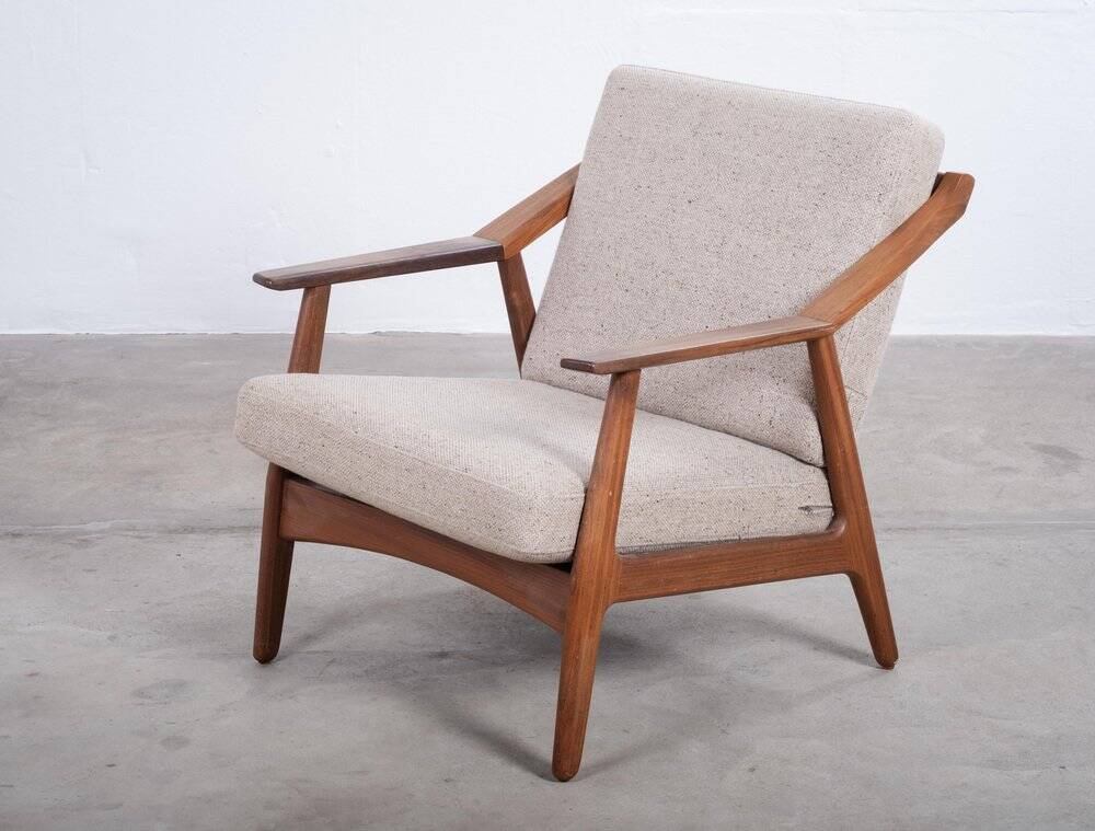 Fauteuils en teck par H. Brockmann-Petersen pour Randers Møbelfabrik, années 1960, ensemble de 2