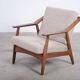Fauteuils en teck par H. Brockmann-Petersen pour Randers Møbelfabrik, années 1960, ensemble de 2