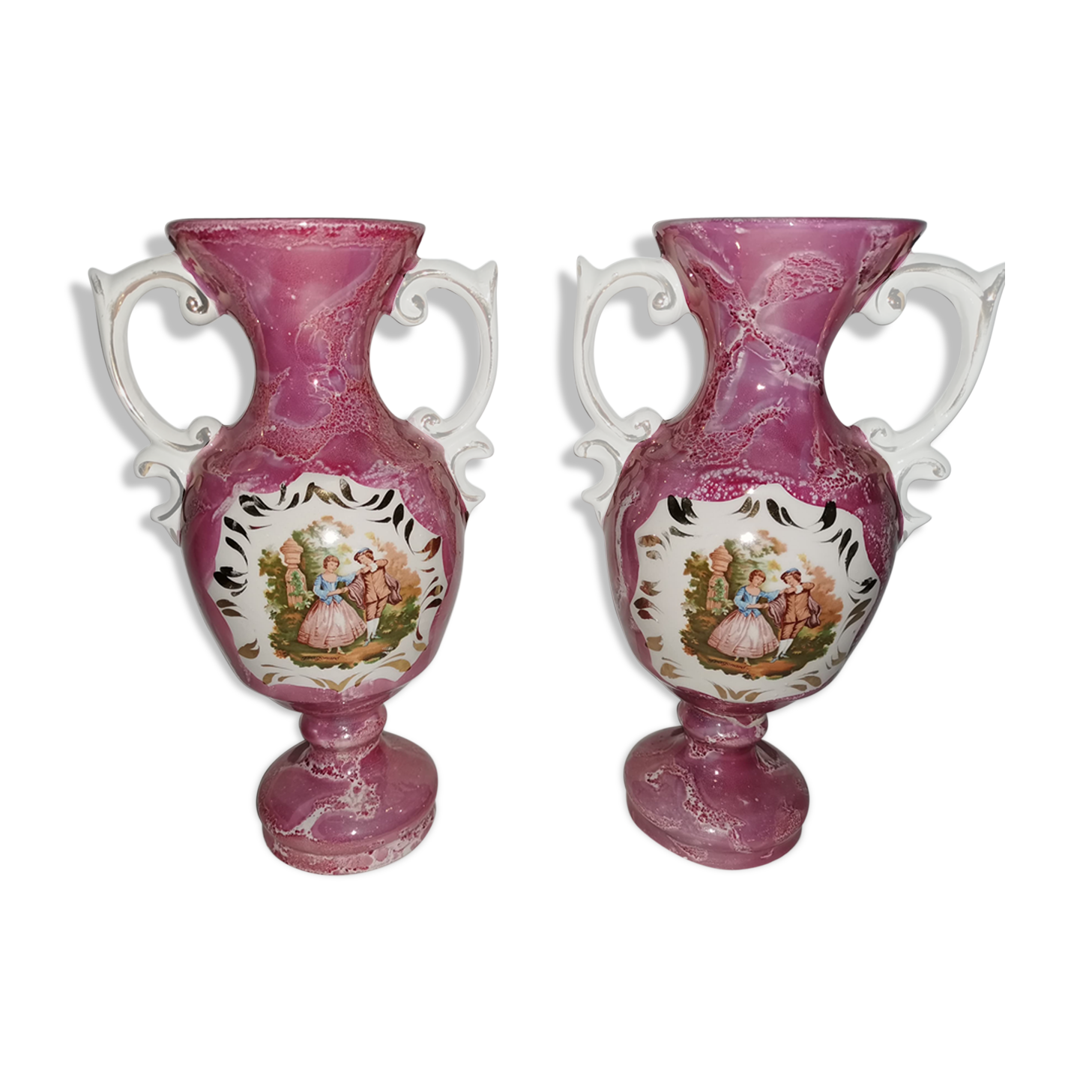 Decorative vase, ceramic i.C.A.P. Gualdo Tadino
