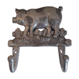 Hook metal cloth shape pig