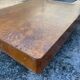 Table basse loupe d'orme de willy rizzo 1970