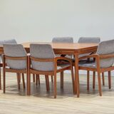 Set of 6 Danish “Knife Chairs” by K.S, 1960s