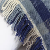 Christmas Pop-up 2022 - blue square cushion