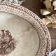 Antique vegetable dish in English ironstone "Princess Alexandra"