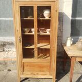 Parisian cabinet glazed raw wood
