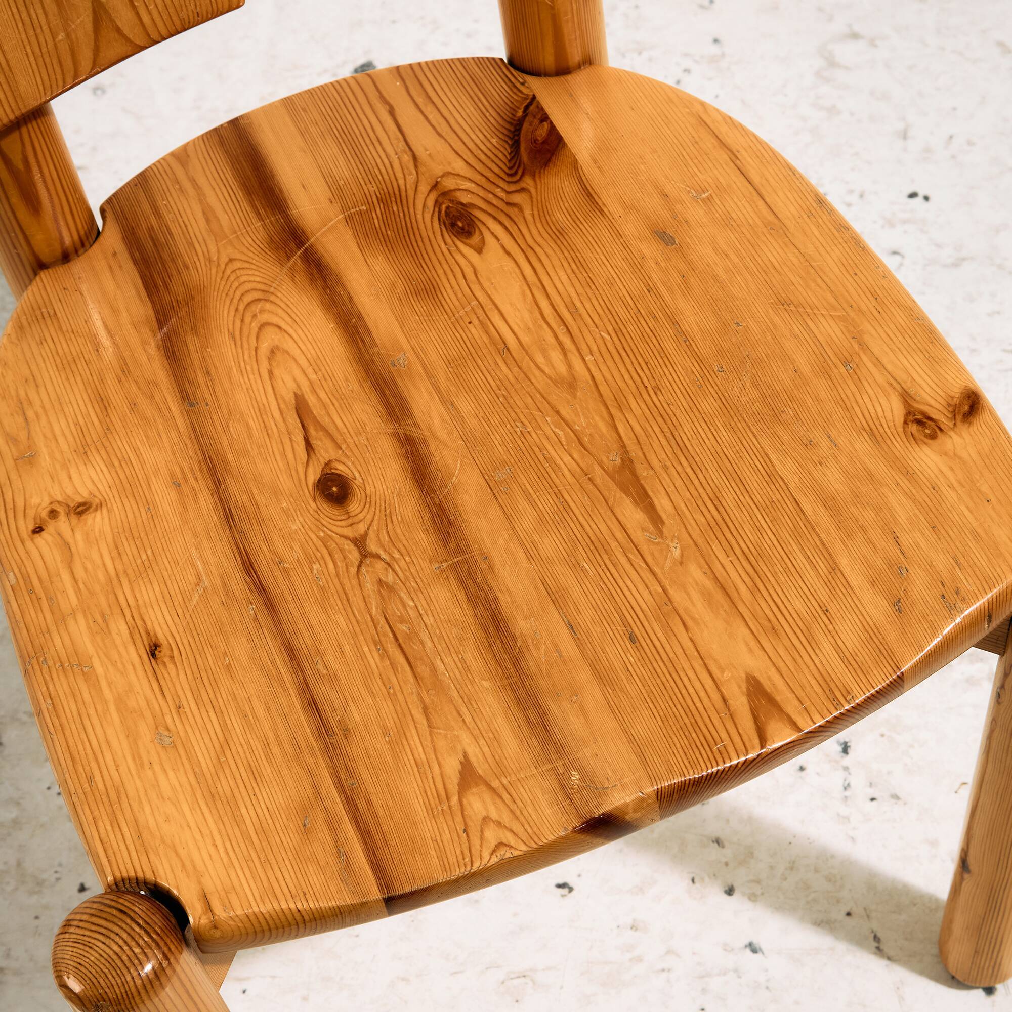 Pine dining set by Rainer Daumiller for Hirtshals Savvaerk, Set of 7