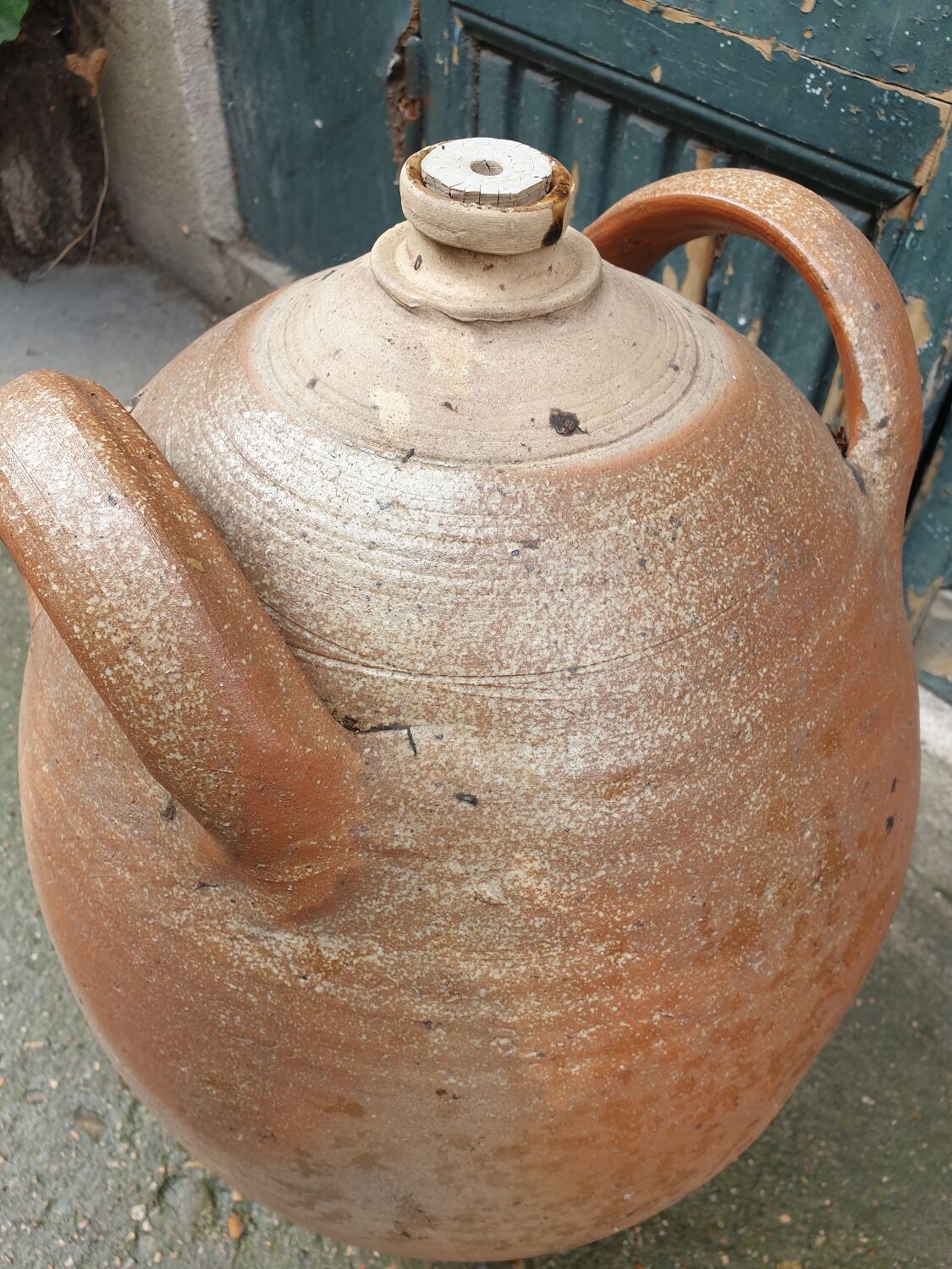 Large old jar high 55 cm terracotta