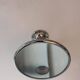 Vintage adjustable chrome mirror, magnifying and illuminating, France 1970