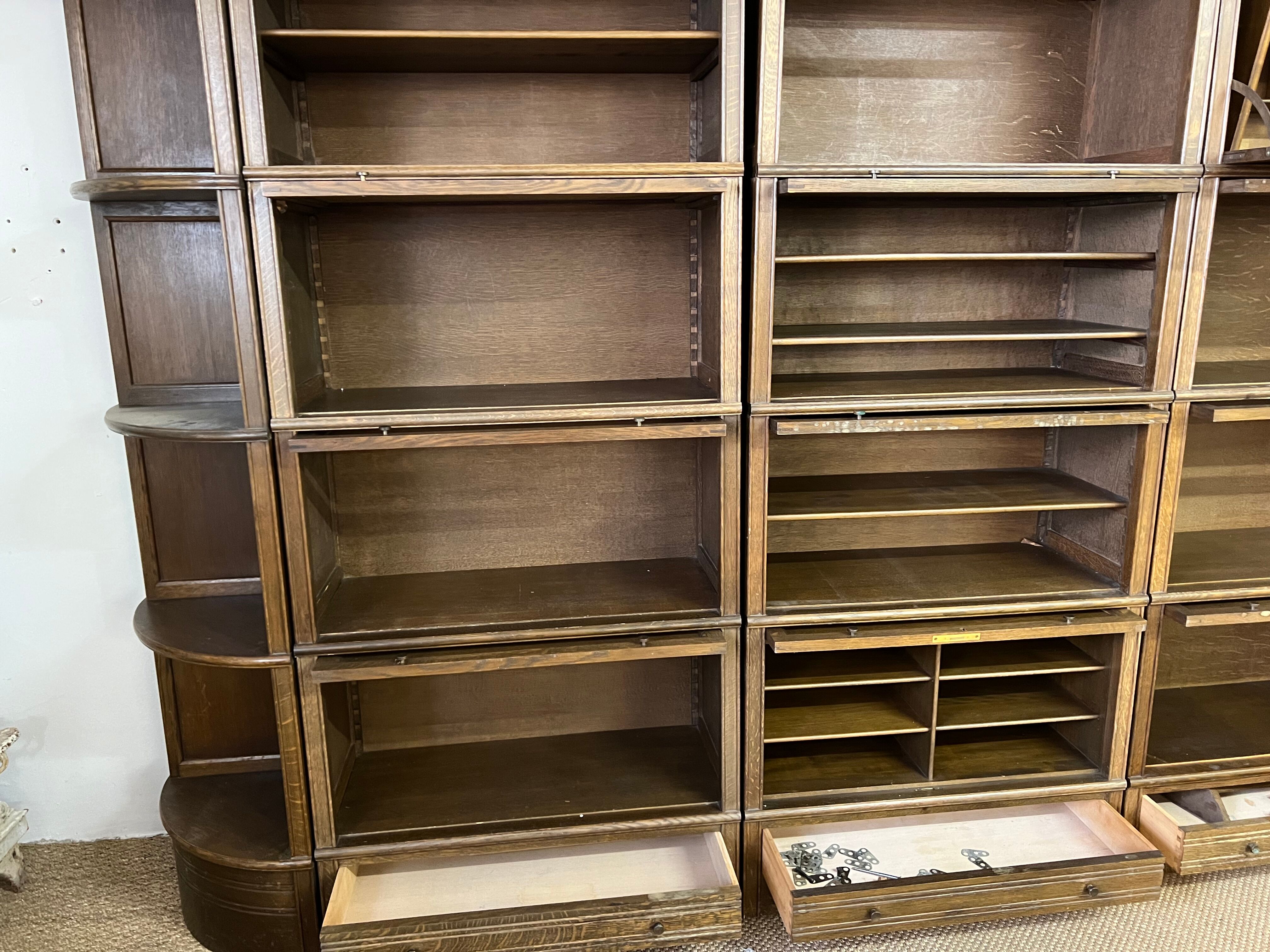 Modular library cabinet MD