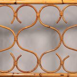 Vintage Rattan room divider or room divider made in Italy 1960