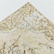 291x172 Vintage Turkish Rug, Pastel Pink Green Brown Rug, Turkish Carpet