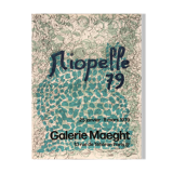 Jean-paul riopelle, galerie maeght, 1979. original poster in lithography