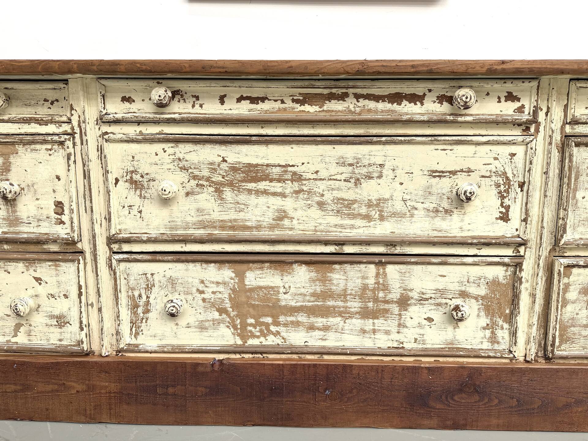 Large antique haberdashery cabinet, circa 1900