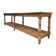 Grande table de drapier 19ème en chêne à 6 pieds