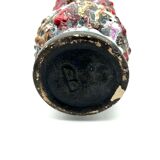 Vintage vase Vallauris volcano lava