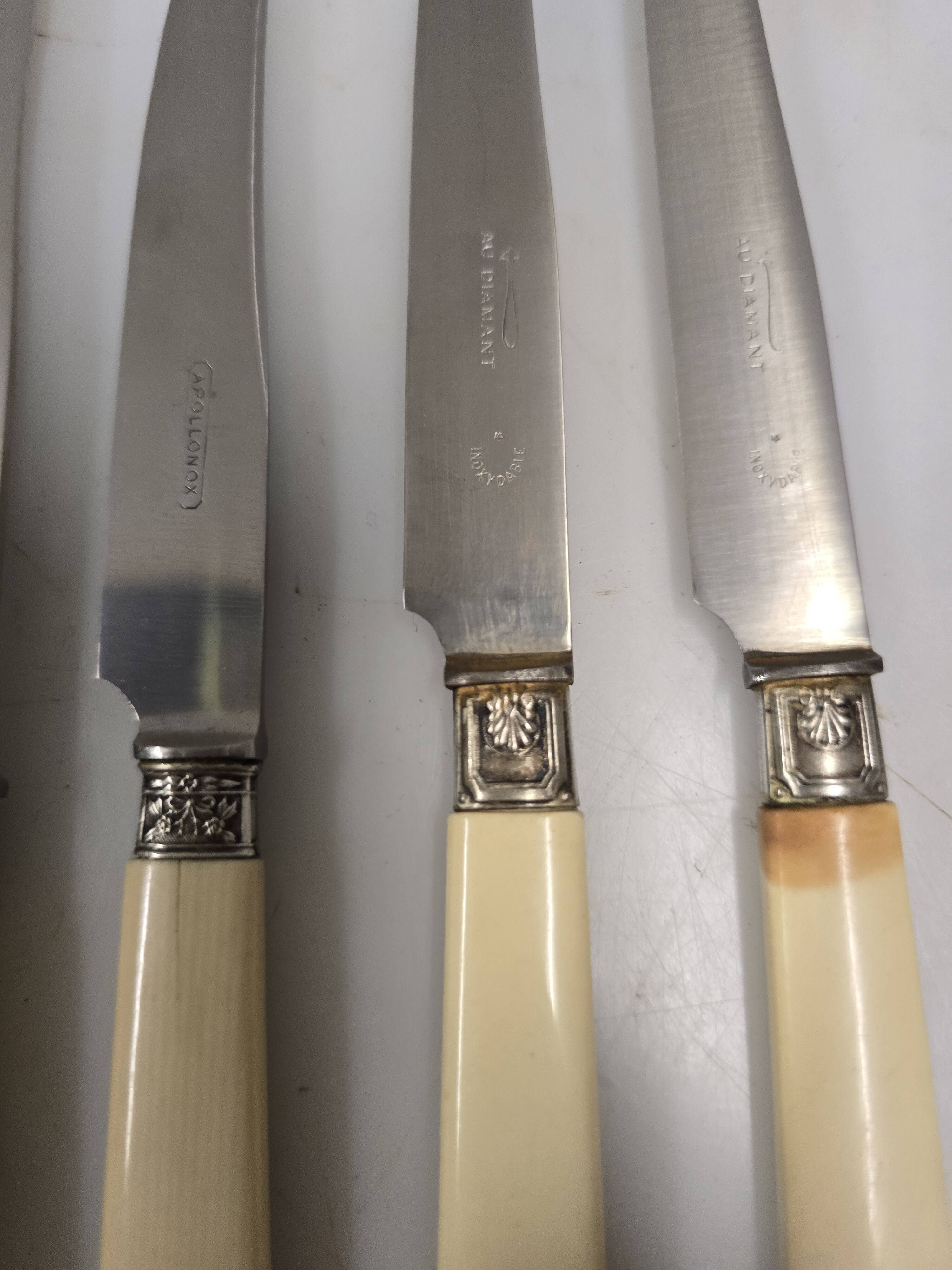 11 ivory knives
