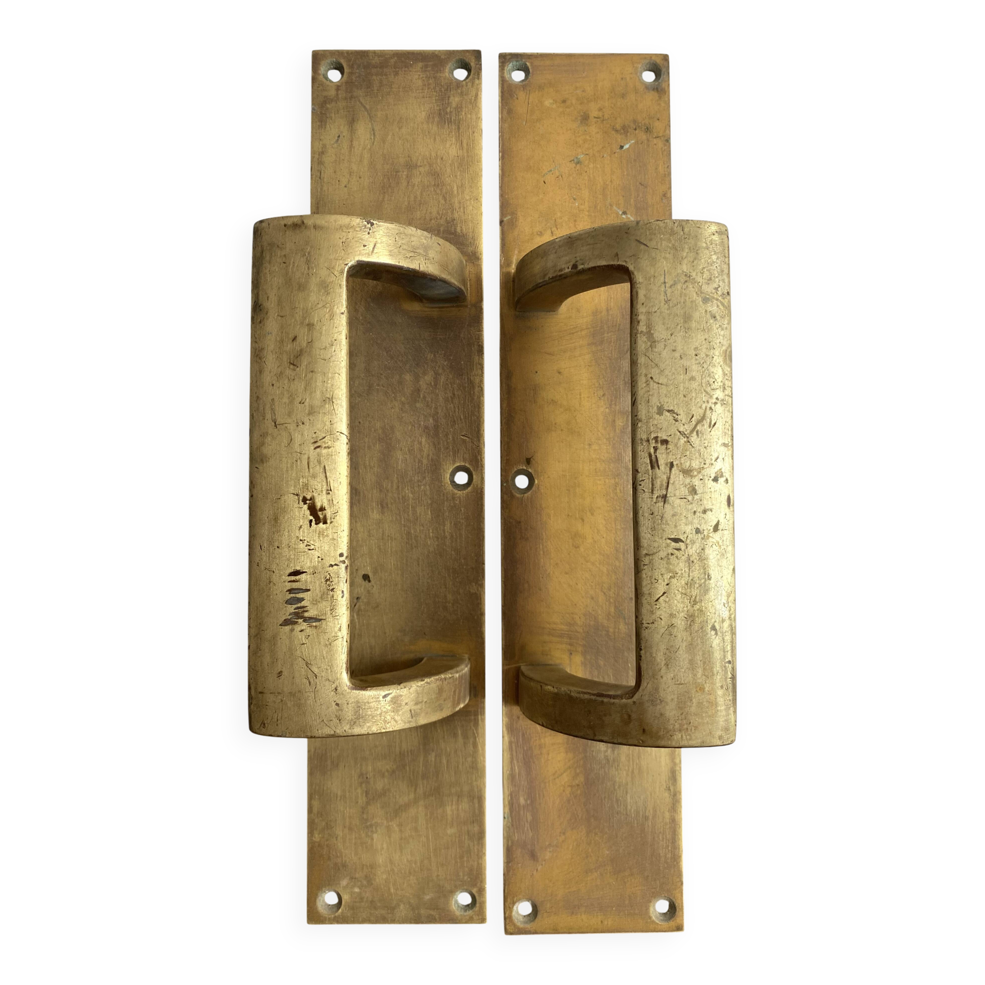 Solid brass door handles, pull handles – Industrial design