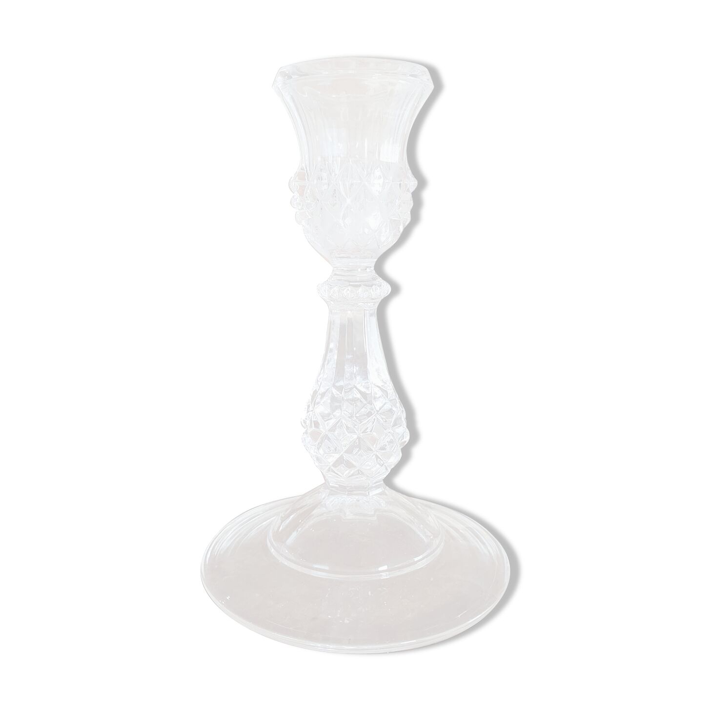 Crystal candle holder