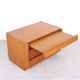 Set of vintage oak bedside tables from Moser, Germany, 1970s