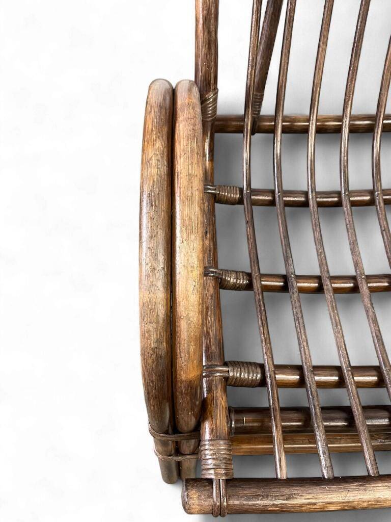 2 fauteuils vintage en rotin