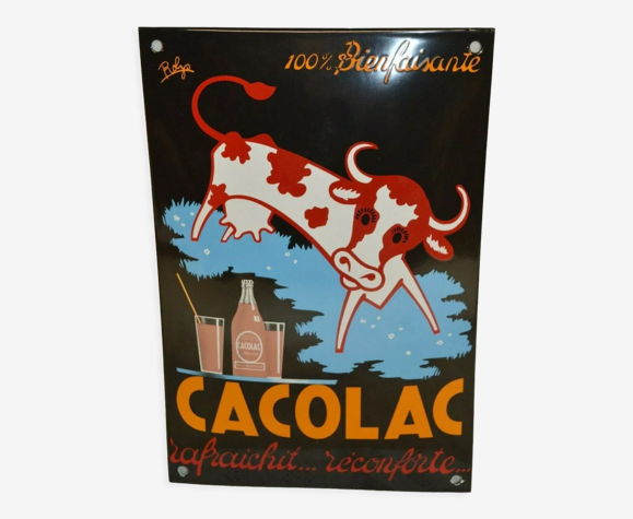 Plaque émaillée cacolac