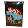 Cacolac enamel plate
