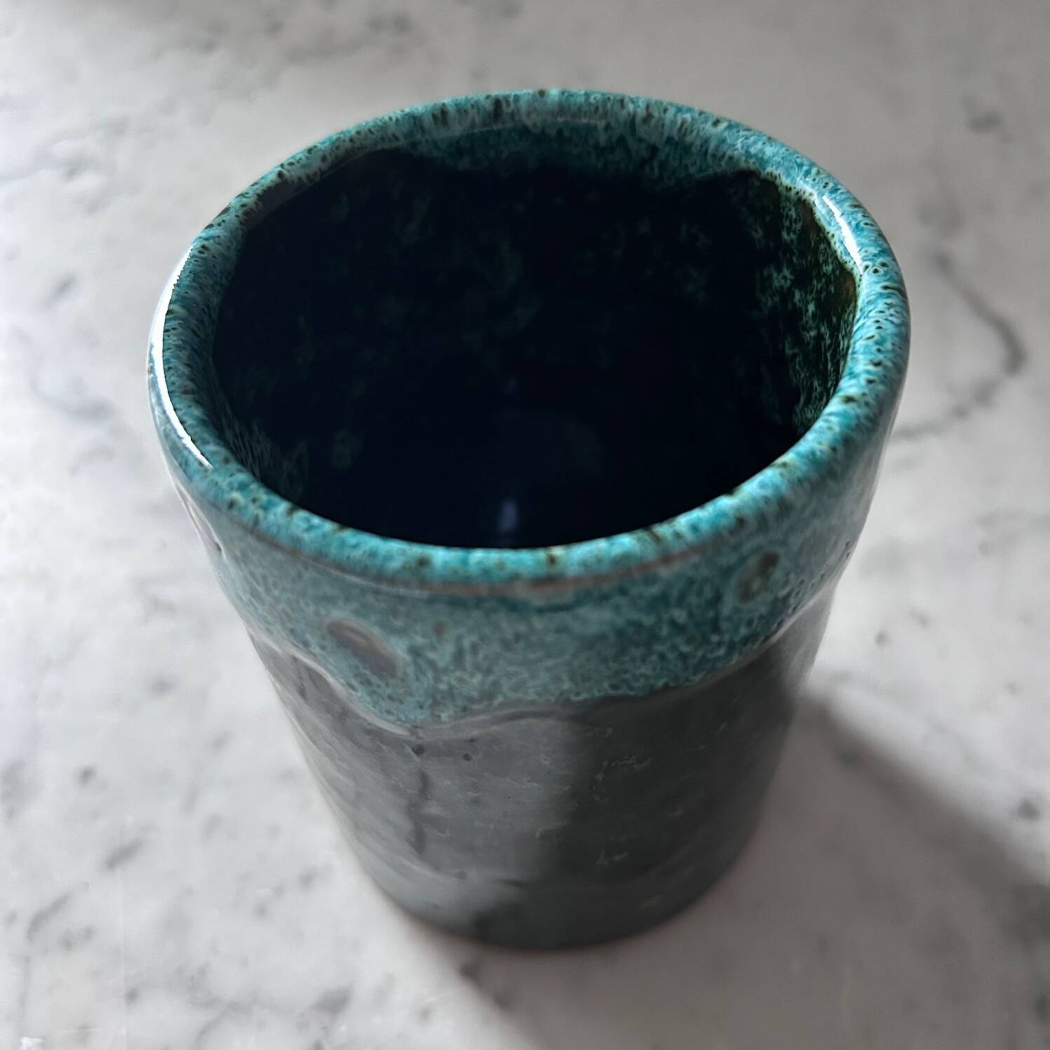 Pot cylindre émeraude 