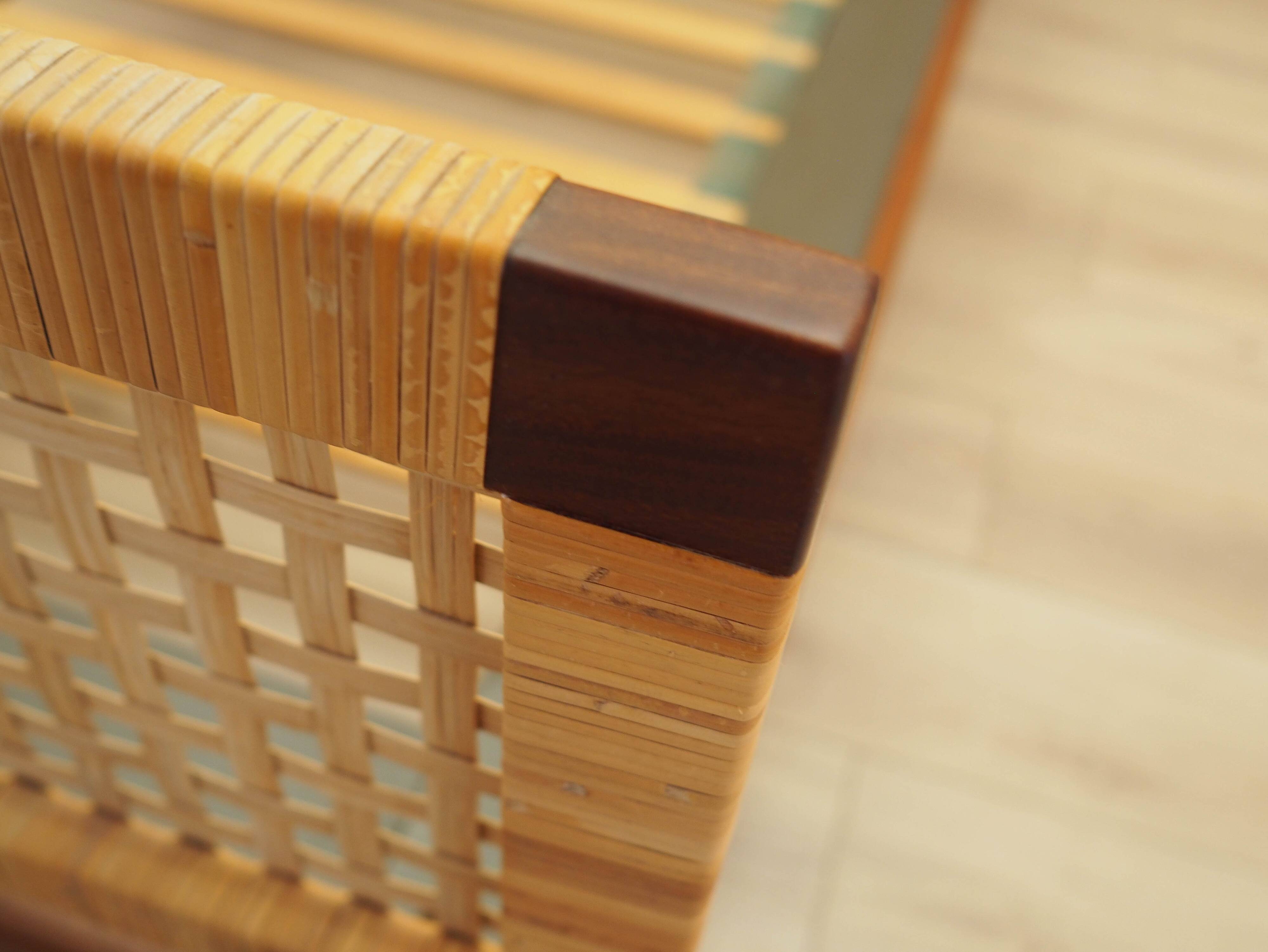 Teak bed, Danish design, 1960s, designer: Hans J. Wegner, manufacturer: Get