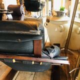 "Kroken" armchair in leather by Ake Fribytter for Nelo Möbel Sweden 1970