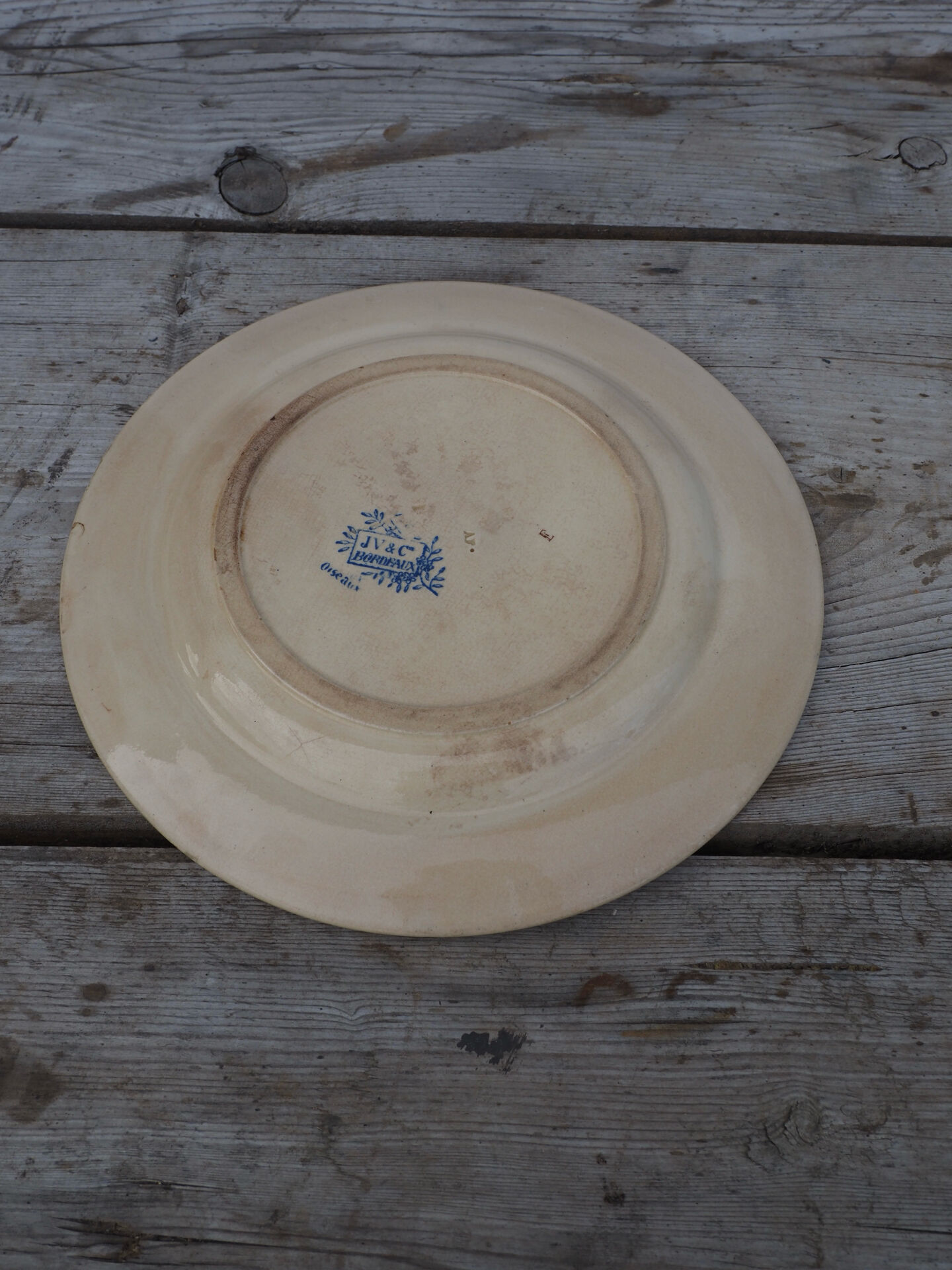 Plate dish Jules Vieillard, 1870